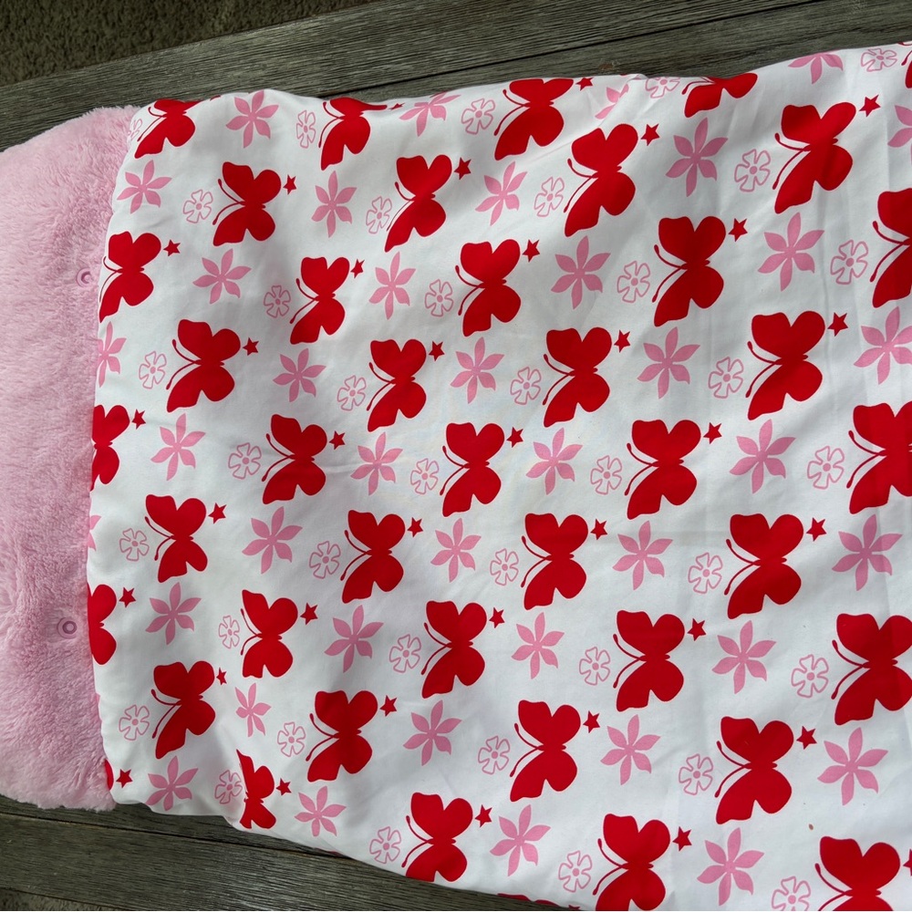 Pink and Red Butterfly Kids Pajamas - Picture 4 of 13